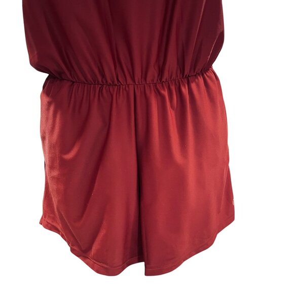 Honeymark Rust Romper NWT M Beach Travel Lounge Activewear Resortwear Summer - Picture 7 of 12